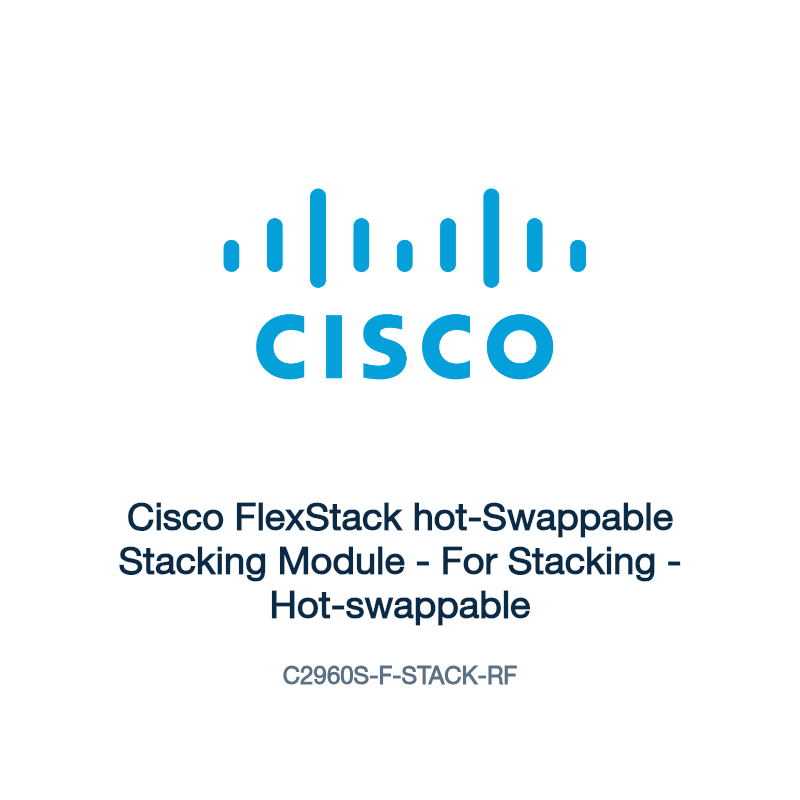 C2960S-F-STACK-RF: Cisco FlexStack hot-Swappable Stacking Module