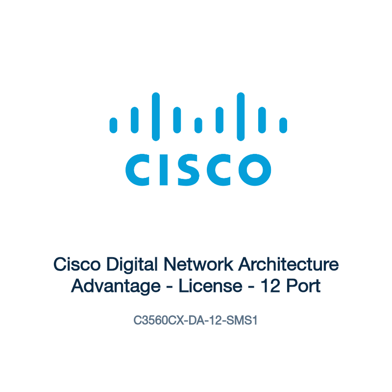 C3560CX-DA-12-SMS1: Cisco Digital Network Architecture Advantage
