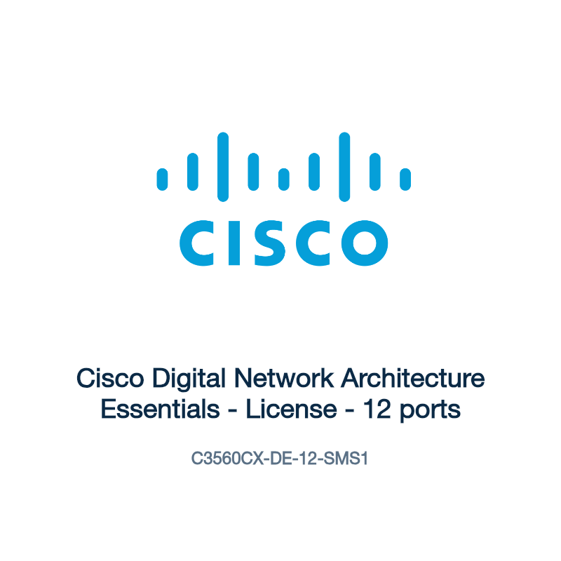 C3560CX-DE-12-SMS1: Cisco Digital Network Architecture Essentials