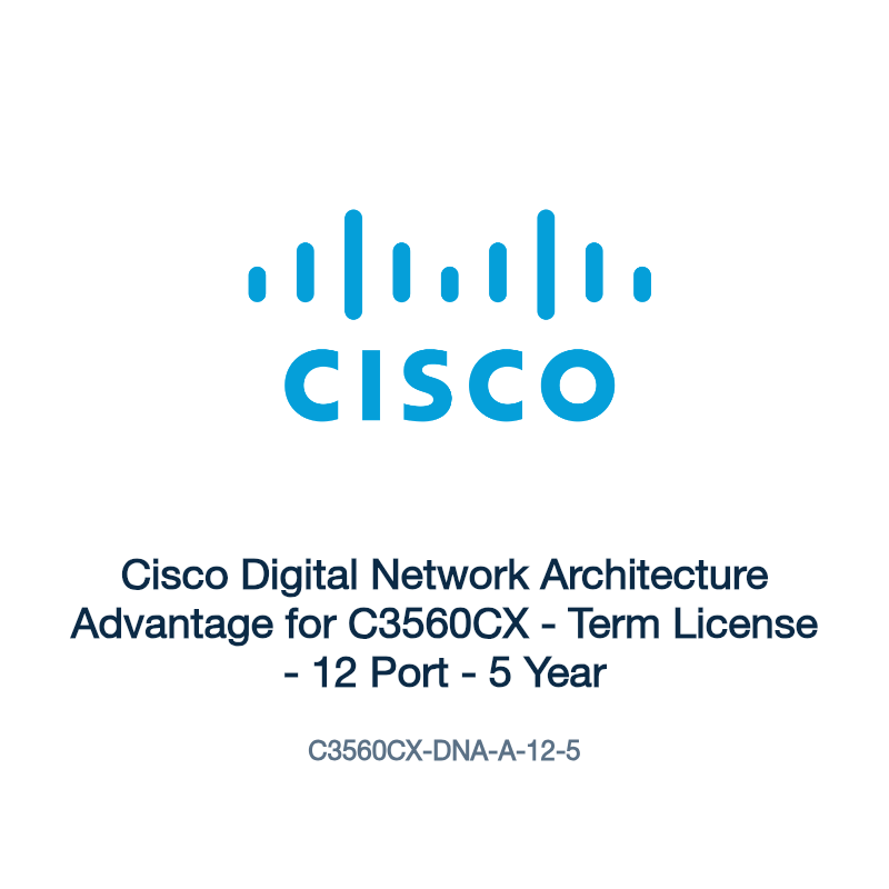 C3560CX-DNA-A-12-5: Cisco Digital Network Architecture Advantage for C3560CX