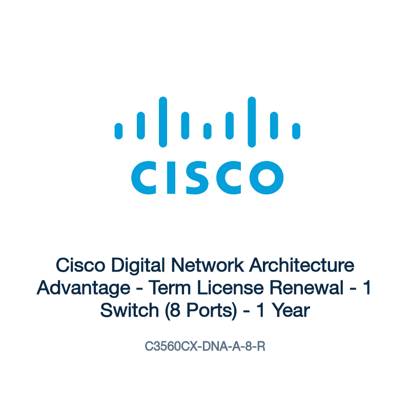 C3560CX-DNA-A-8-R: Cisco Digital Network Architecture Advantage