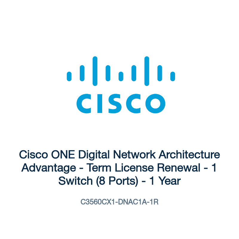 C3560CX1-DNAC1A-1R: Cisco ONE Digital Network Architecture Advantage