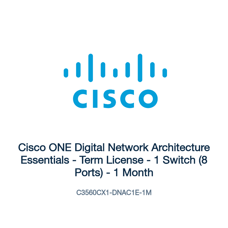 C3560CX1-DNAC1E-1M: Cisco ONE Digital Network Architecture Essentials
