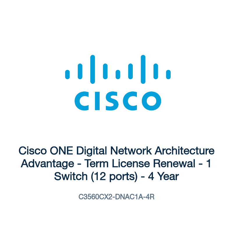 C3560CX2-DNAC1A-4R: Cisco ONE Digital Network Architecture Advantage