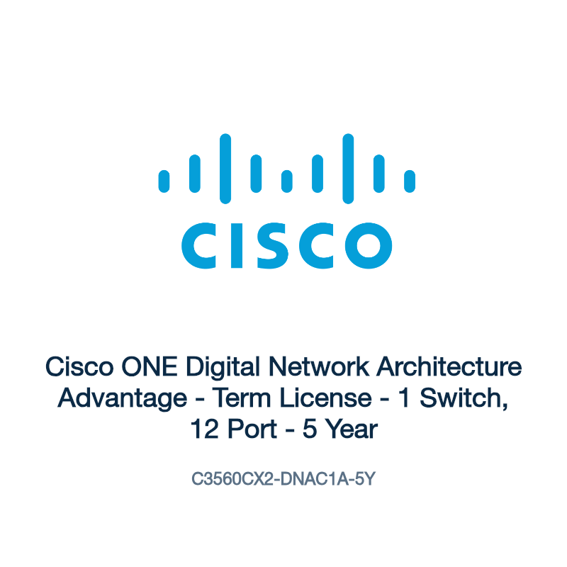 C3560CX2-DNAC1A-5Y: Cisco ONE Digital Network Architecture Advantage