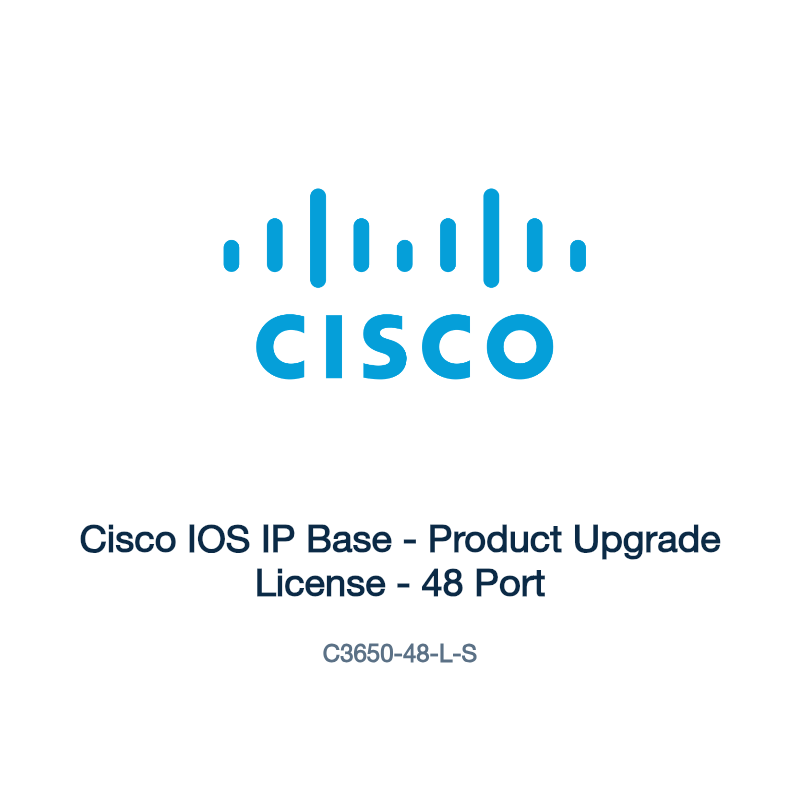 C3650-48-L-S: Cisco IOS IP Base