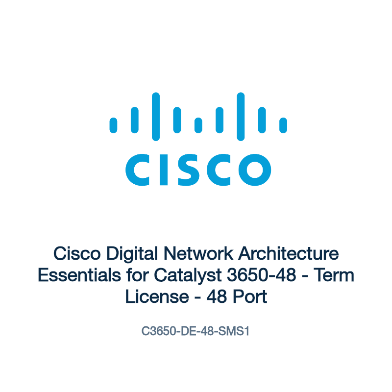 C3650-DE-48-SMS1: Cisco Digital Network Architecture Essentials for Catalyst 3650-48