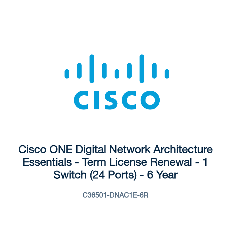 C36501-DNAC1E-6R: Cisco ONE Digital Network Architecture Essentials