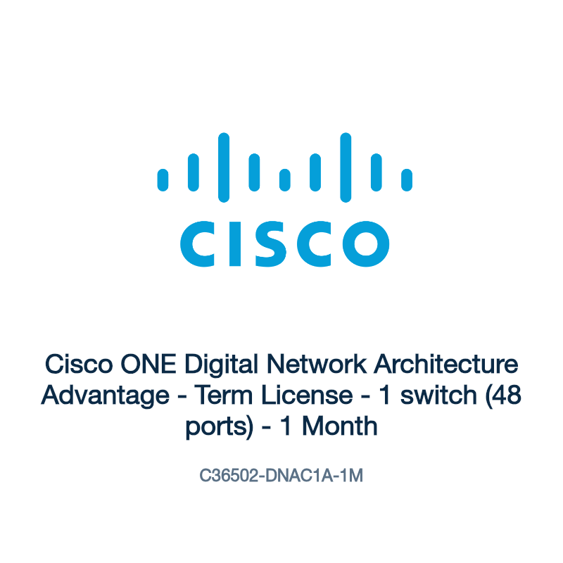 C36502-DNAC1A-1M: Cisco ONE Digital Network Architecture Advantage