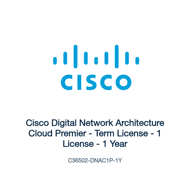 C36502-DNAC1P-1Y: Cisco Digital Network Architecture Cloud Premier
