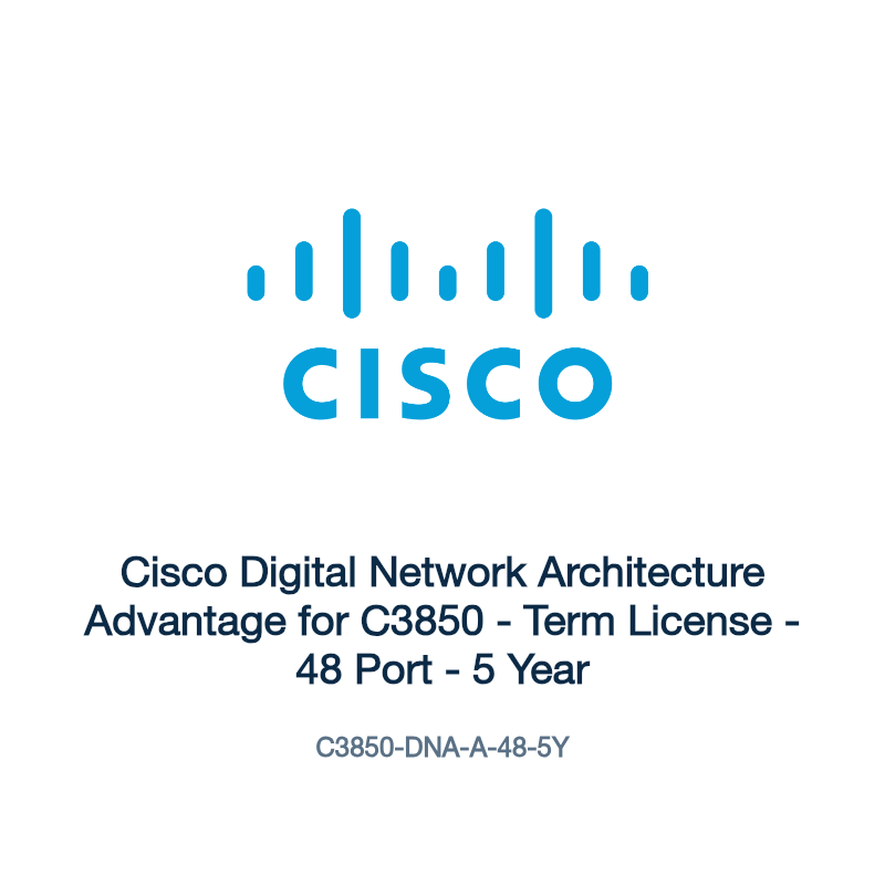 C3850-DNA-A-48-5Y: Cisco Digital Network Architecture Advantage for C3850