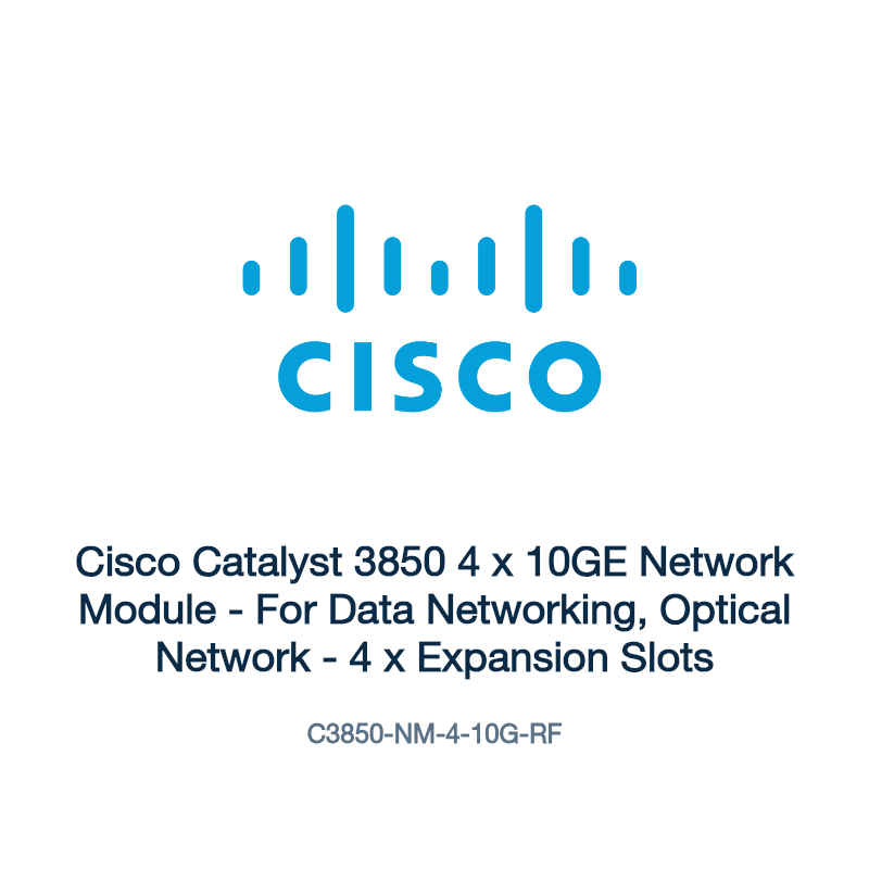 C3850-NM-4-10G-RF: Cisco Catalyst 3850 4 x 10GE Network Module