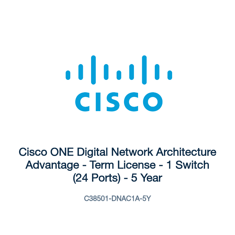 C38501-DNAC1A-5Y: Cisco ONE Digital Network Architecture Advantage