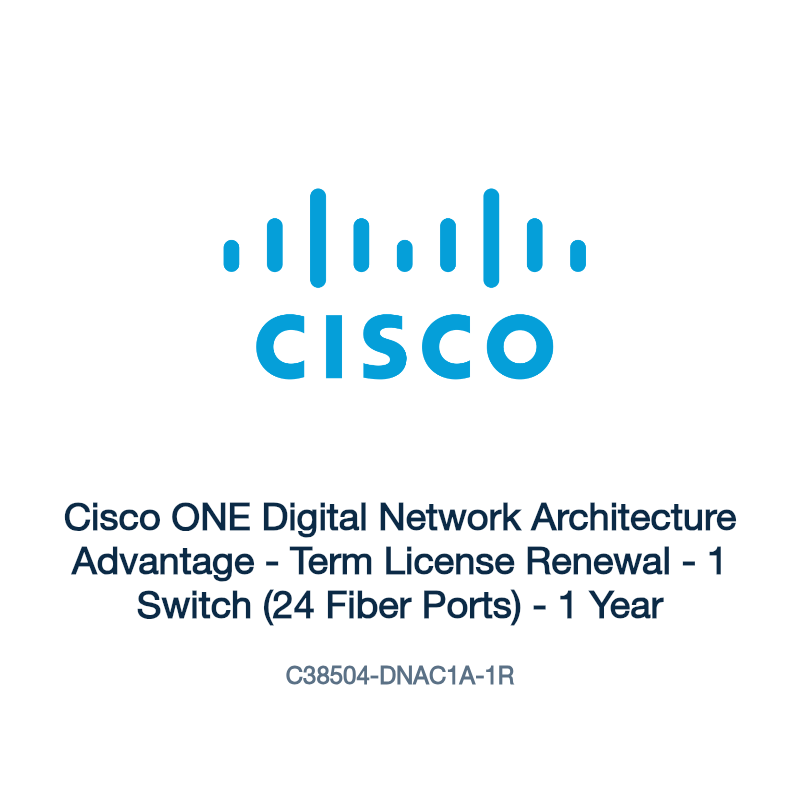 C38504-DNAC1A-1R: Cisco ONE Digital Network Architecture Advantage