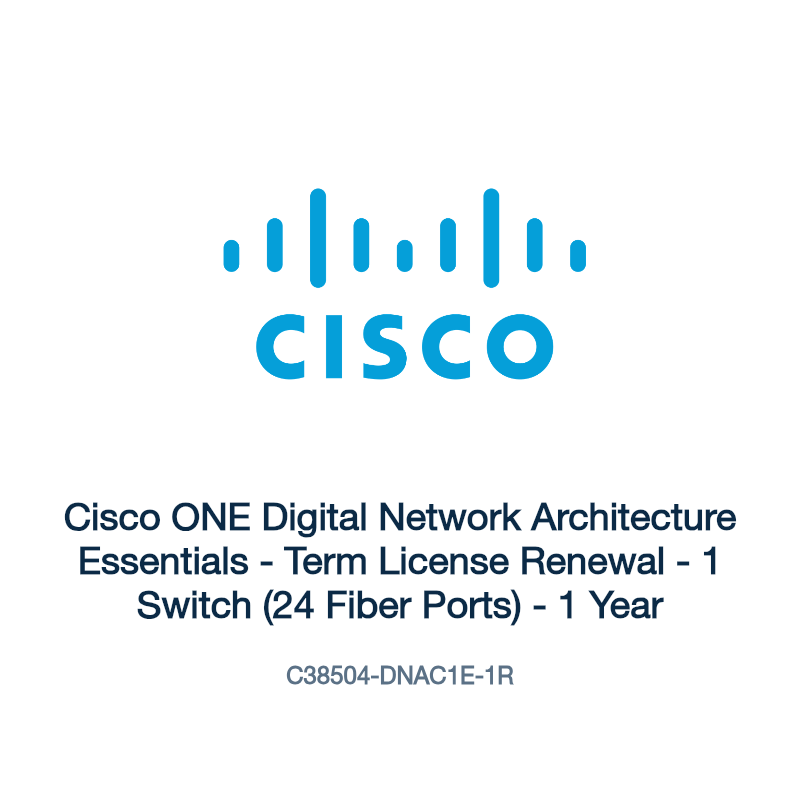 C38504-DNAC1E-1R: Cisco ONE Digital Network Architecture Essentials