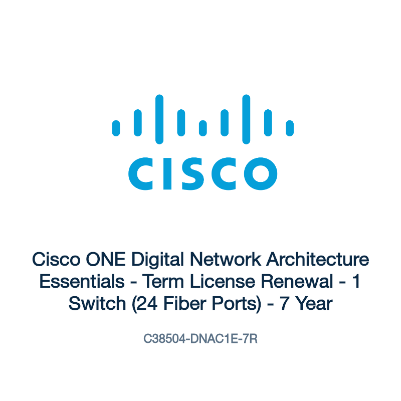 C38504-DNAC1E-7R: Cisco ONE Digital Network Architecture Essentials