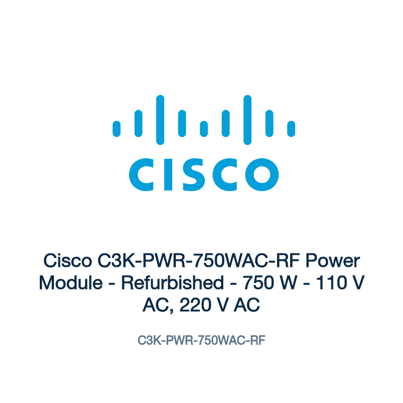 C3K-PWR-750WAC-RF: Cisco C3K-PWR-750WAC-RF Power Module
