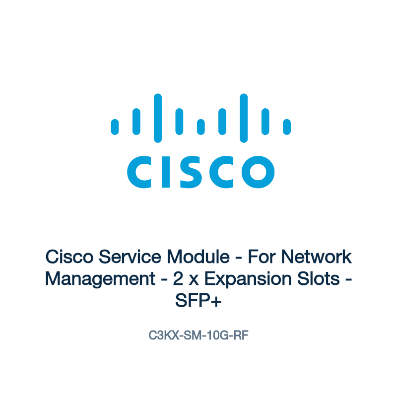 C3KX-SM-10G-RF: Cisco Service Module