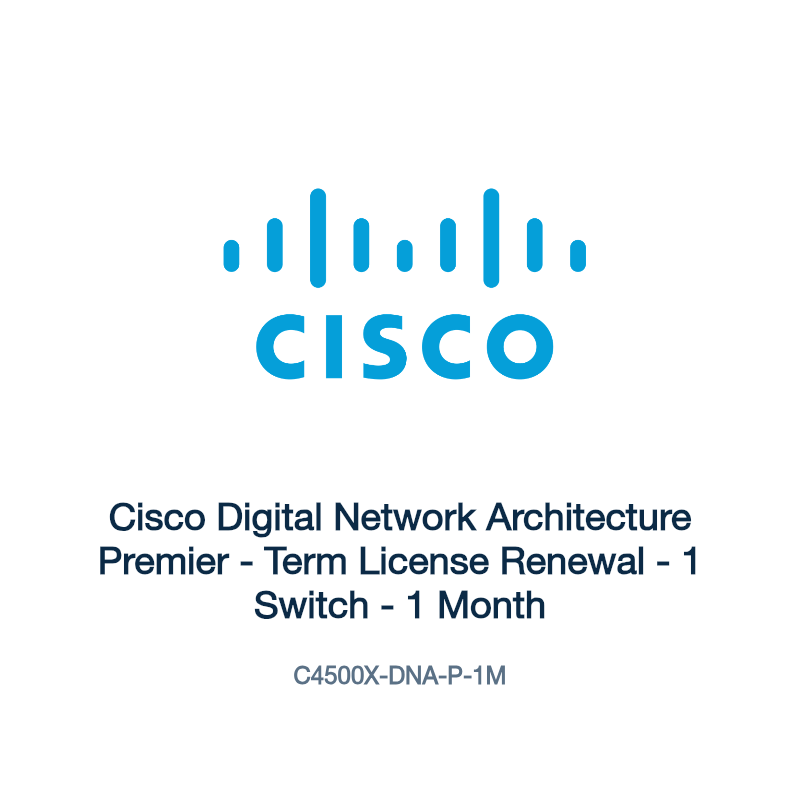 C4500X-DNA-P-1M: Cisco Digital Network Architecture Premier