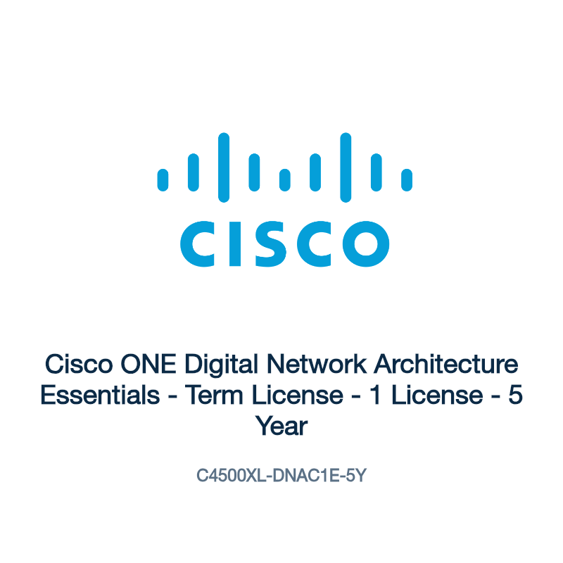 C4500XL-DNAC1E-5Y: Cisco ONE Digital Network Architecture Essentials