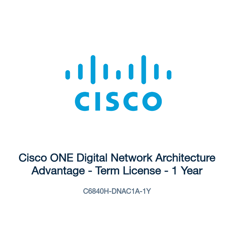 C6840H-DNAC1A-1Y: Cisco ONE Digital Network Architecture Advantage