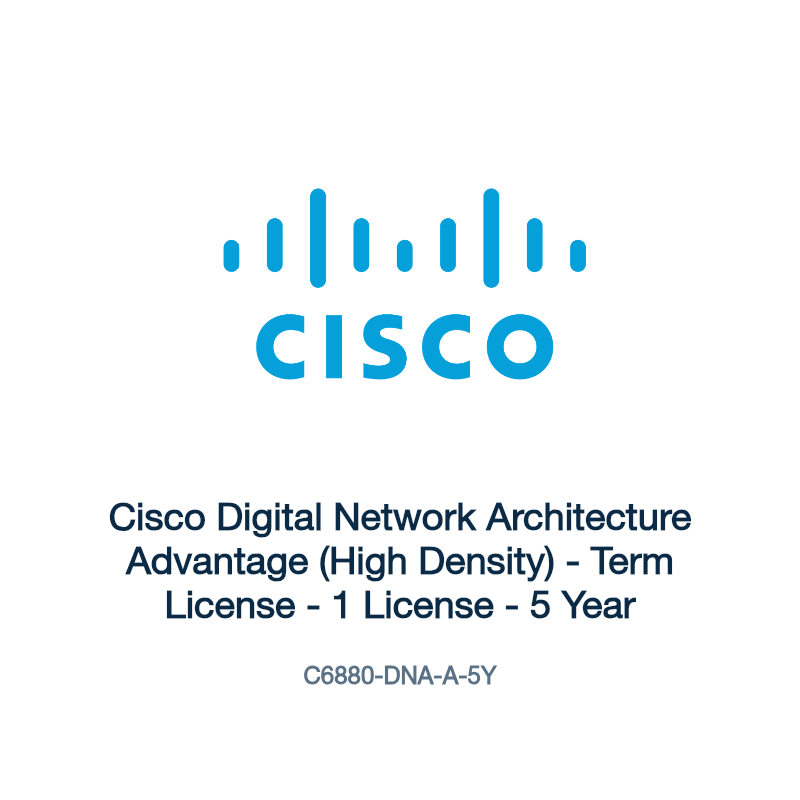 C6880-DNA-A-5Y: Cisco Digital Network Architecture Advantage (High Density)