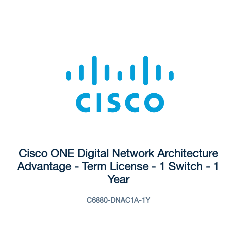 C6880-DNAC1A-1Y: Cisco ONE Digital Network Architecture Advantage