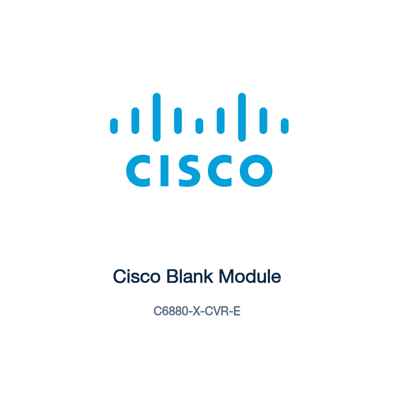 C6880-X-CVR-E: Cisco Blank Module