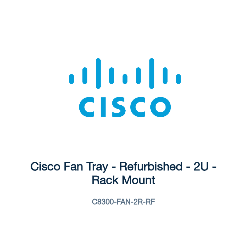 C8300-FAN-2R-RF: Cisco Fan Tray - Refurbished - 2U - Rack Mount