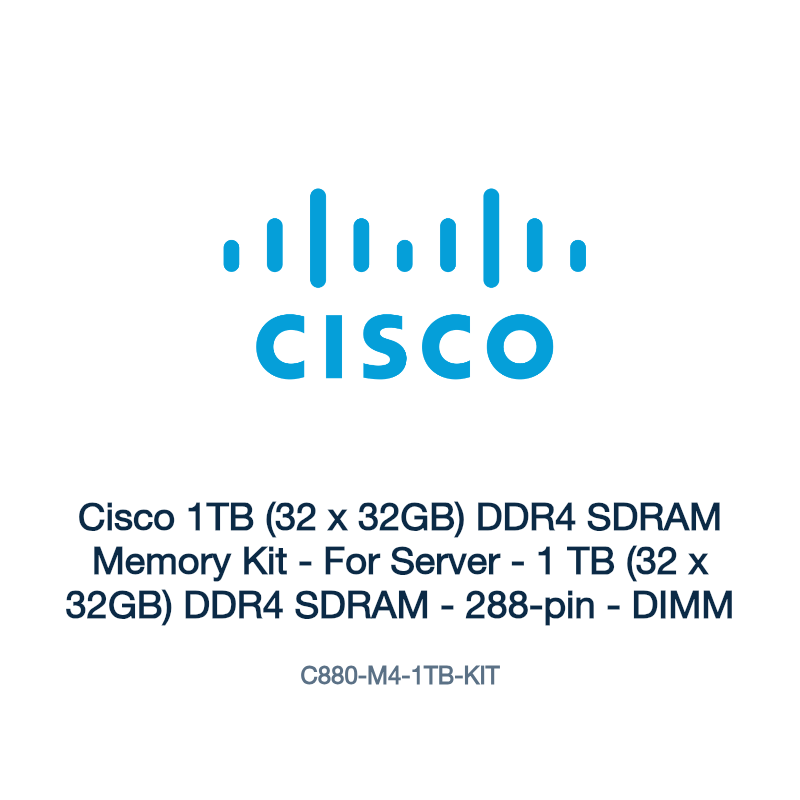 C880-M4-1TB-KIT: Cisco 1TB (32 x 32GB) DDR4 SDRAM Memory Kit