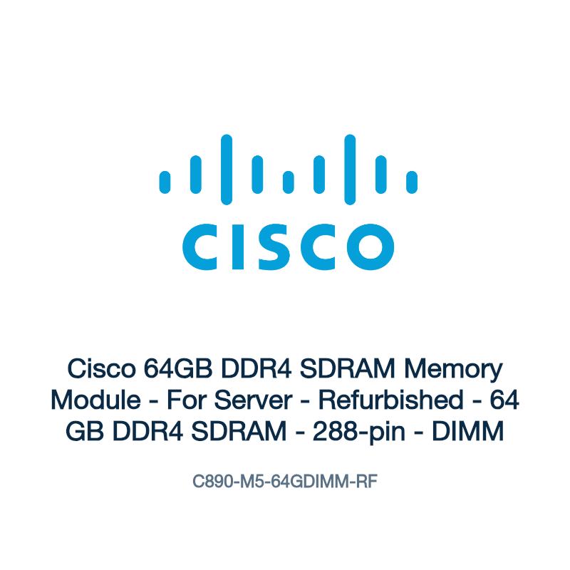 C890-M5-64GDIMM-RF: Cisco 64GB DDR4 SDRAM Memory Module
