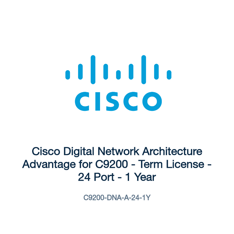 C9200-DNA-A-24-1Y: Cisco Digital Network Architecture Advantage for C9200