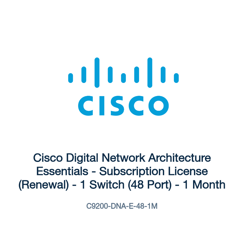C9200-DNA-E-48-1M: Cisco Digital Network Architecture Essentials