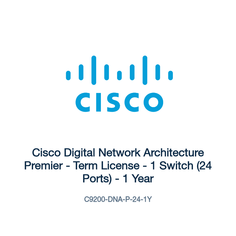 C9200-DNA-P-24-1Y: Cisco Digital Network Architecture Premier