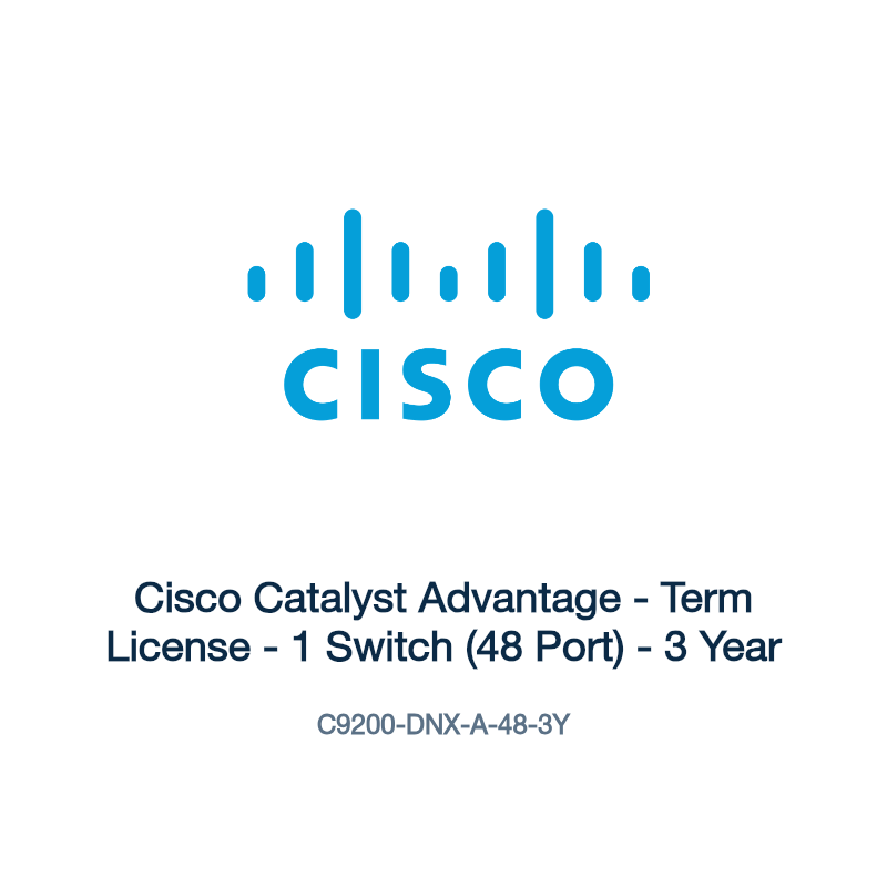 C9200-DNX-A-48-3Y: Cisco Catalyst Advantage