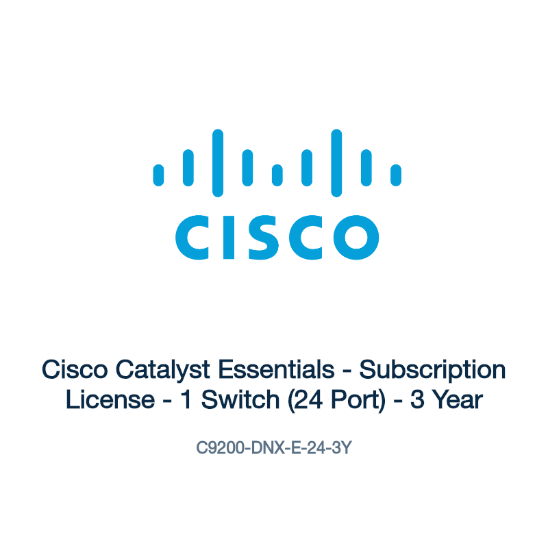 C9200-DNX-E-24-3Y: Cisco Catalyst Essentials