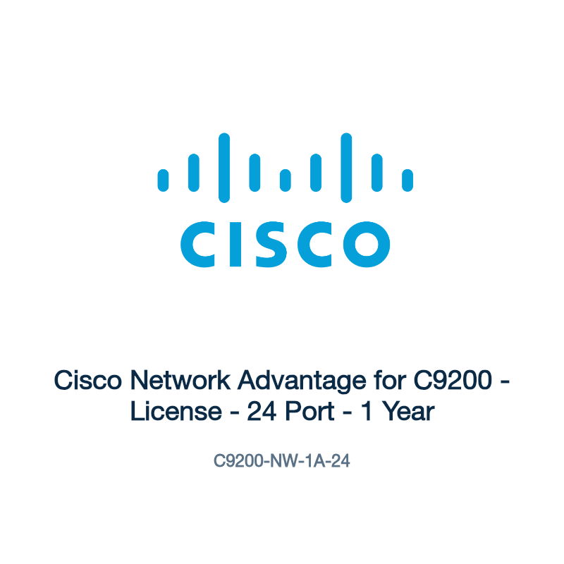 C9200-NW-1A-24: Cisco Network Advantage for C9200
