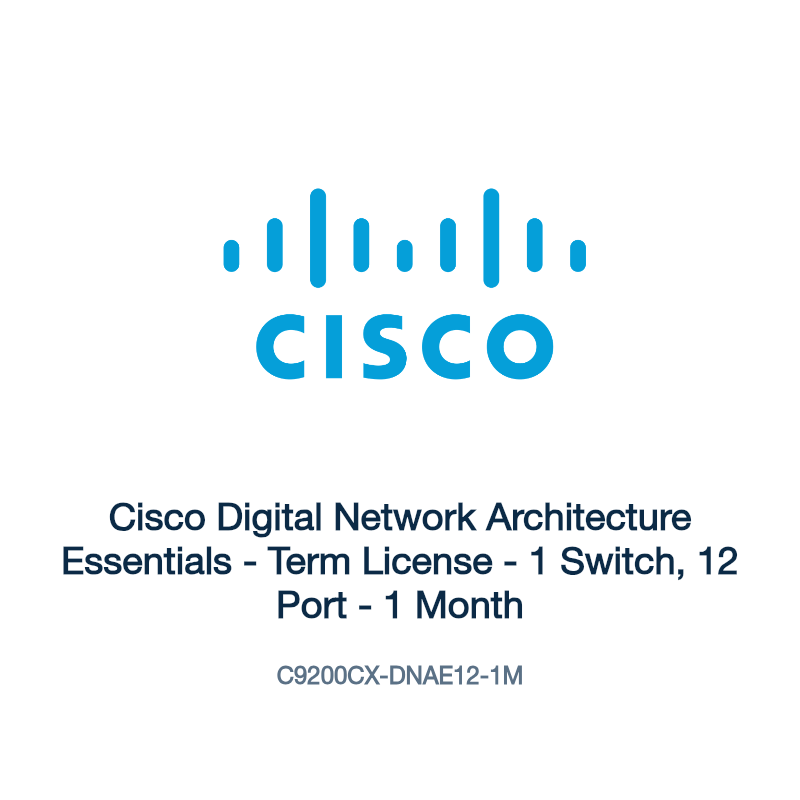 C9200CX-DNAE12-1M: Cisco Digital Network Architecture Essentials