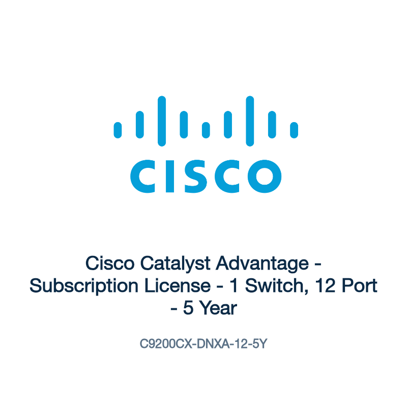 C9200CX-DNXA-12-5Y: Cisco Catalyst Advantage