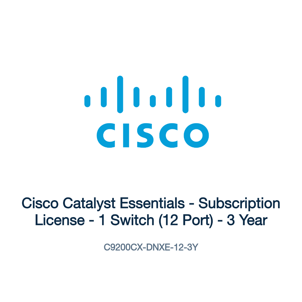 C9200CX-DNXE-12-3Y: Cisco Catalyst Essentials