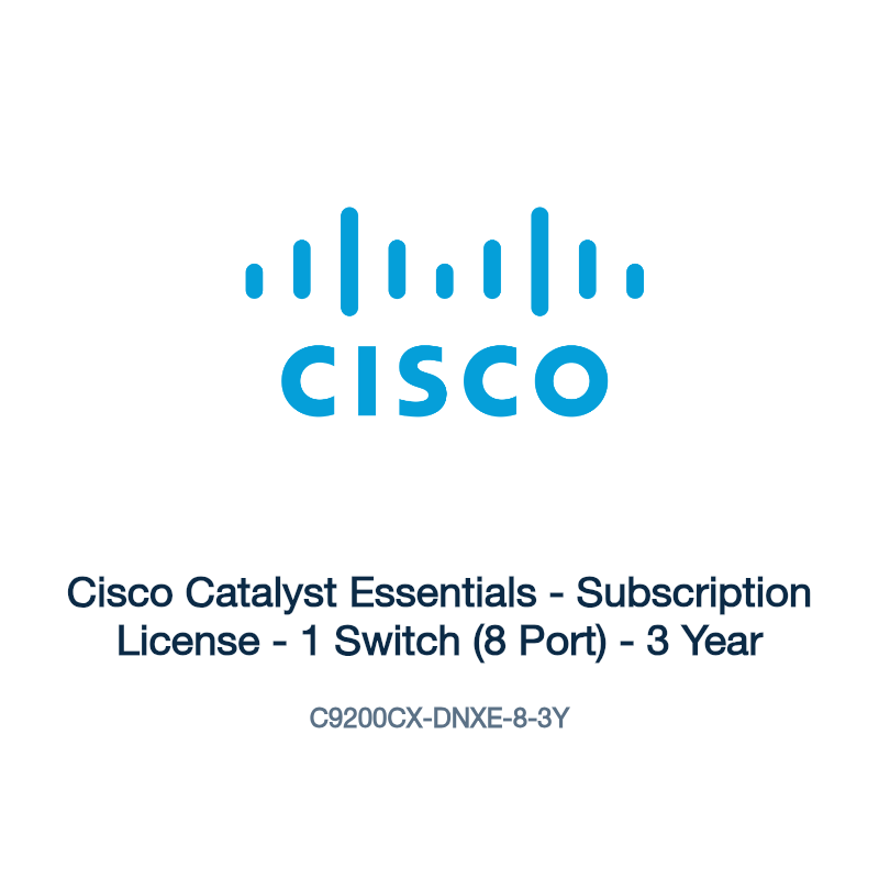C9200CX-DNXE-8-3Y: Cisco Catalyst Essentials