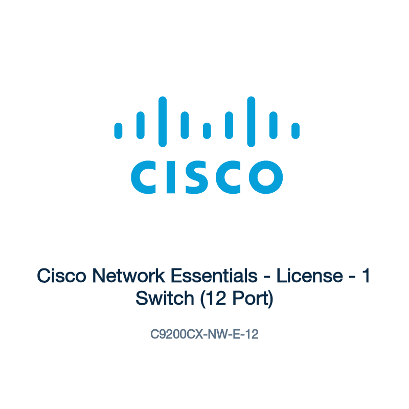 C9200CX-NW-E-12: Cisco Network Essentials