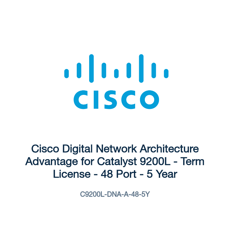 C9200L-DNA-A-48-5Y: Cisco Digital Network Architecture Advantage for Catalyst 9200L