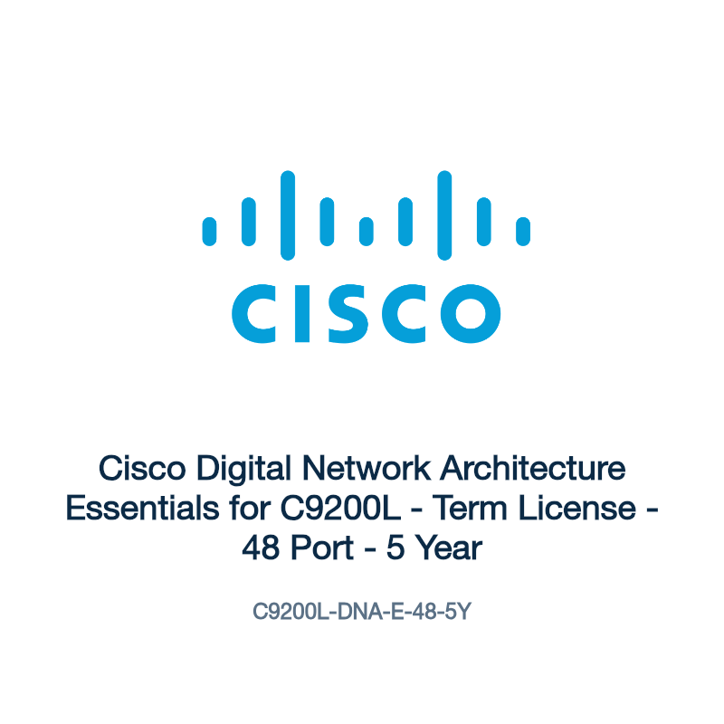 C9200L-DNA-E-48-5Y: Cisco Digital Network Architecture Essentials for C9200L