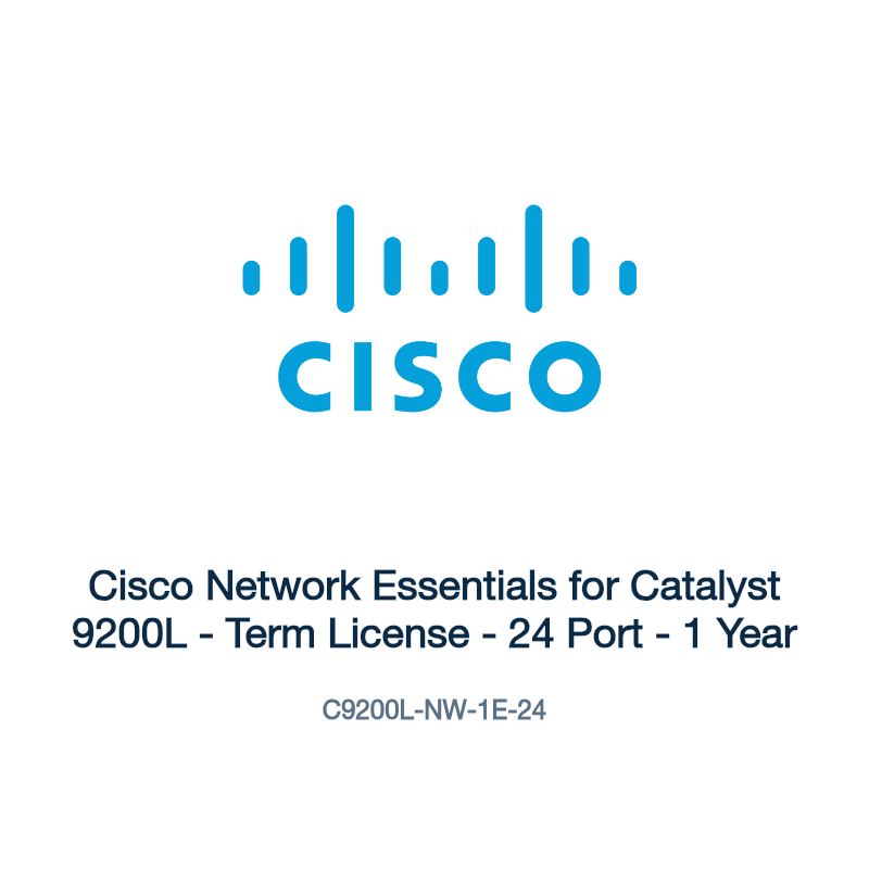 C9200L-NW-1E-24: Cisco Network Essentials for Catalyst 9200L