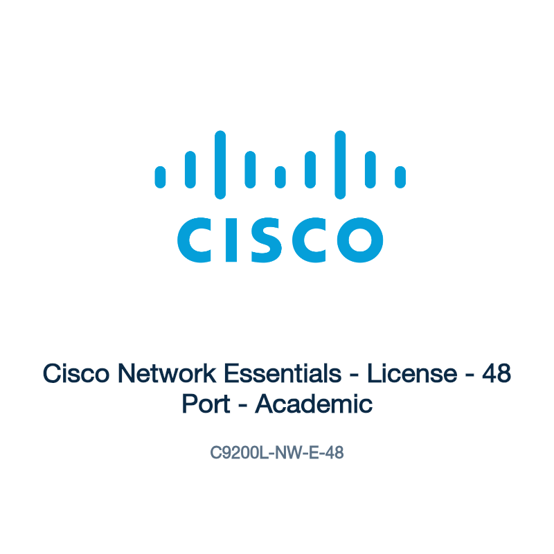 C9200L-NW-E-48: Cisco Network Essentials