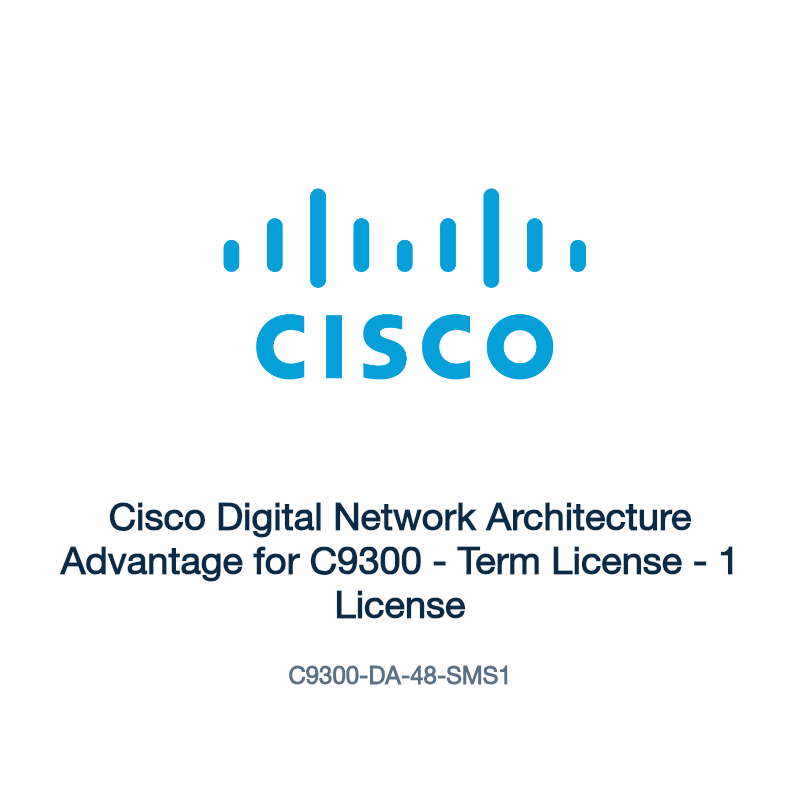 C9300-DA-48-SMS1: Cisco Digital Network Architecture Advantage for C9300