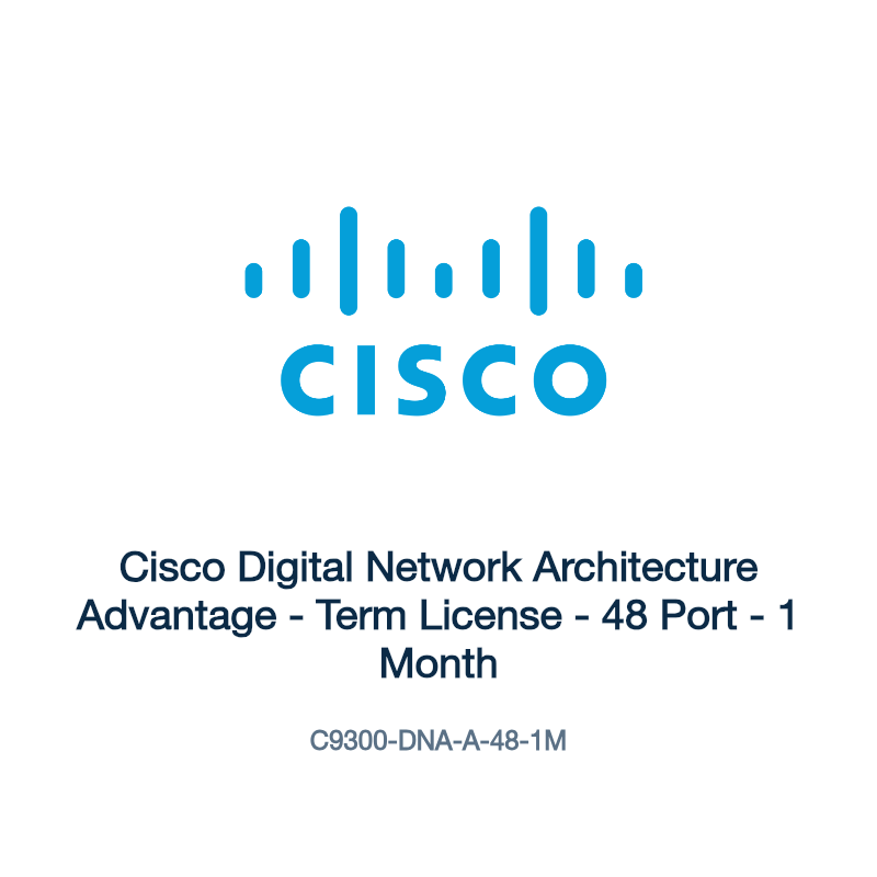 C9300-DNA-A-48-1M: Cisco Digital Network Architecture Advantage