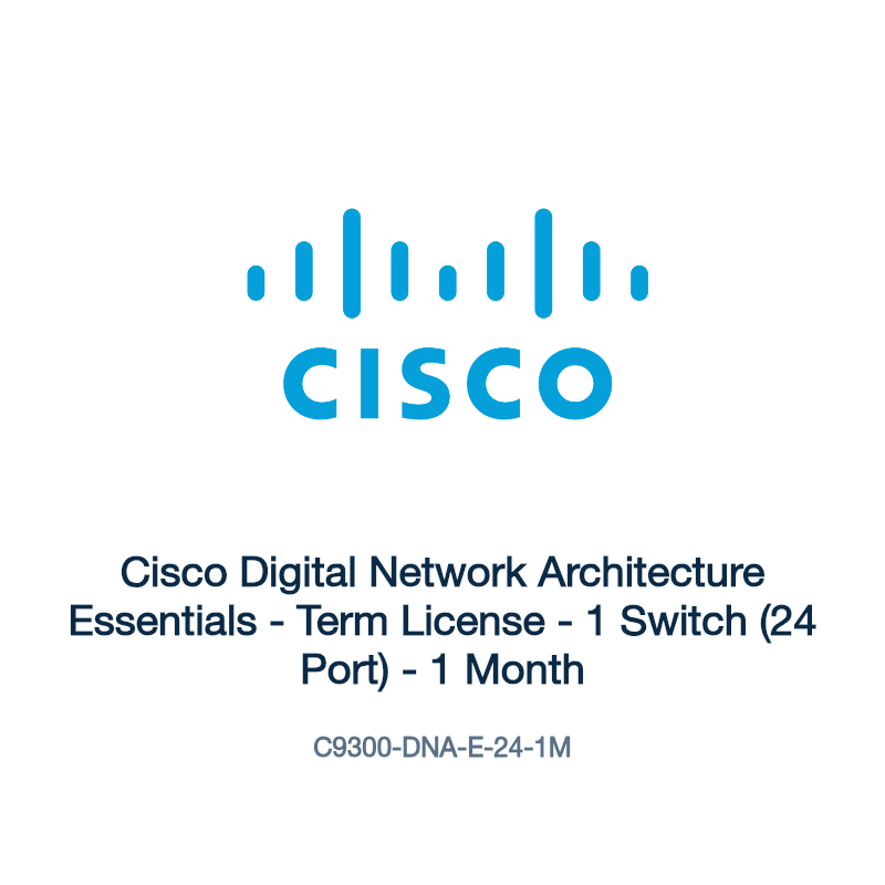 C9300-DNA-E-24-1M: Cisco Digital Network Architecture Essentials