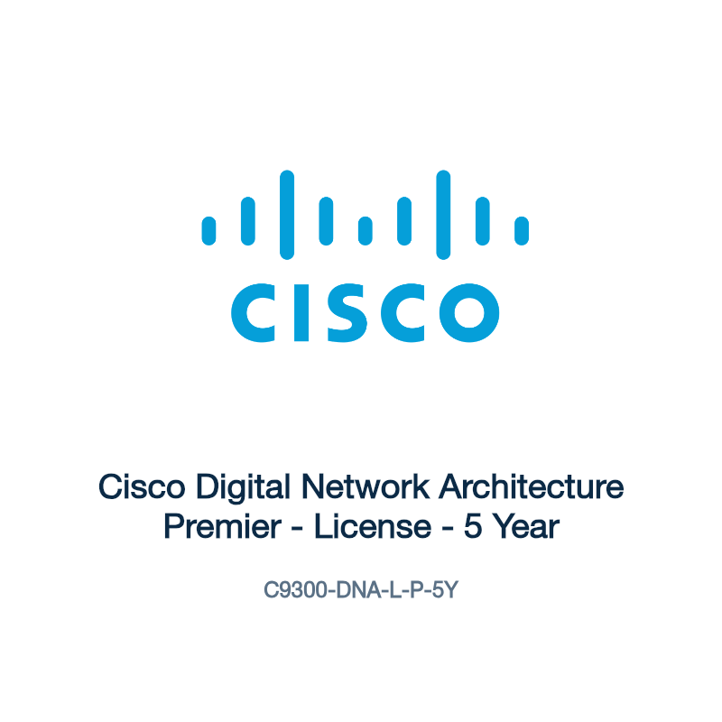 C9300-DNA-L-P-5Y: Cisco Digital Network Architecture Premier